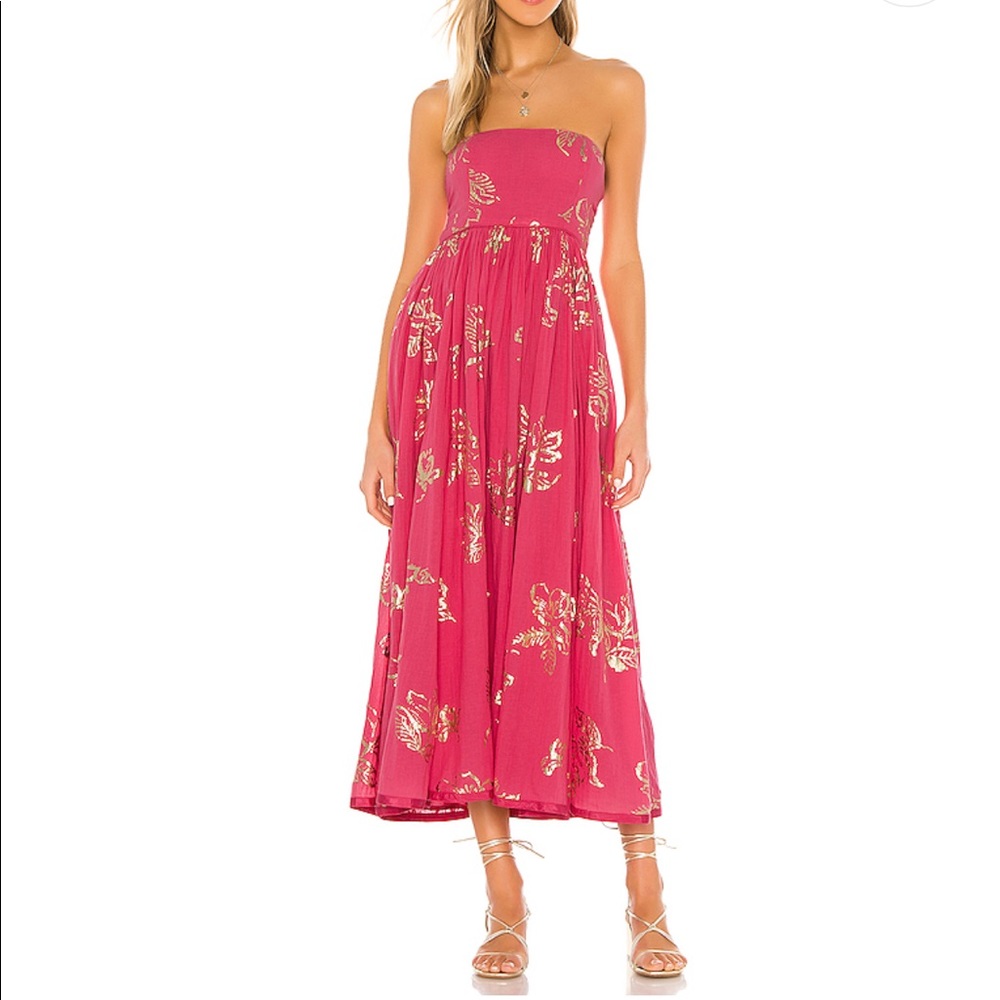 Free People Baja Babe Strapless Dress